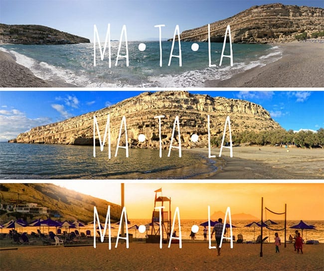 Discover Matala: Then and Now