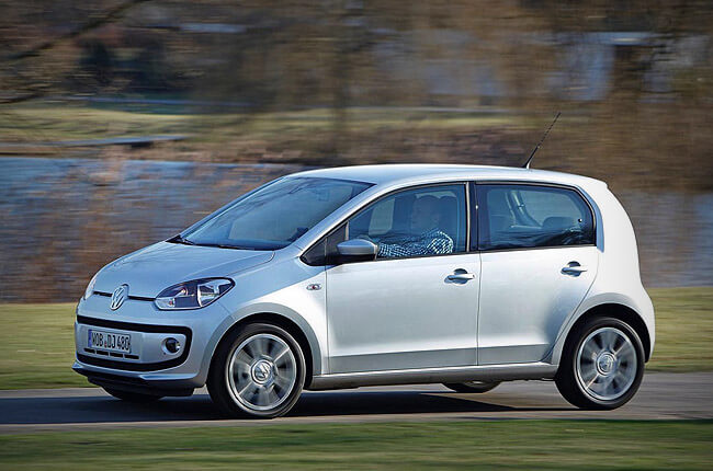 hire a Volkswagen Up in crete