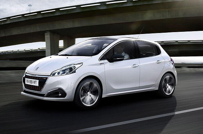 hire a Peugeot 208 in crete