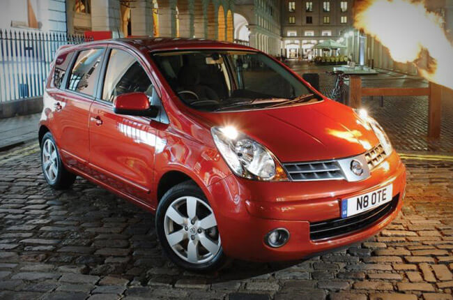 hire a Nissan Note in crete