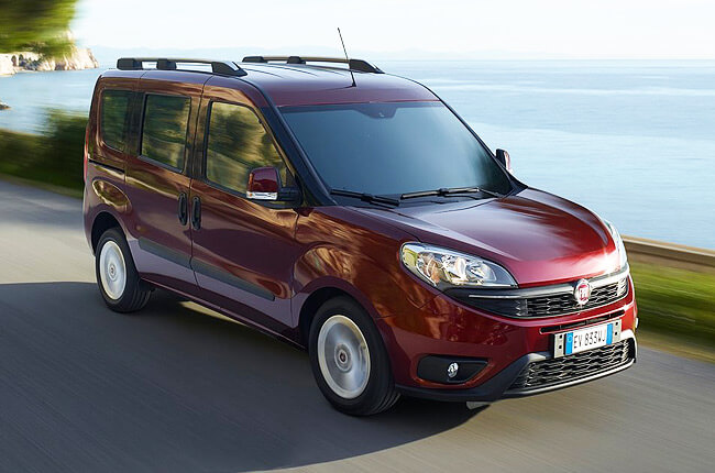 hire a Fiat Doblo *7 Seater* in crete