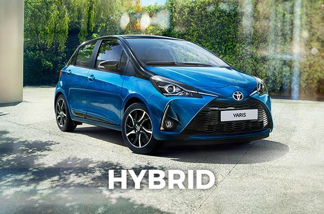hire a Toyota Yaris Hybrid in crete