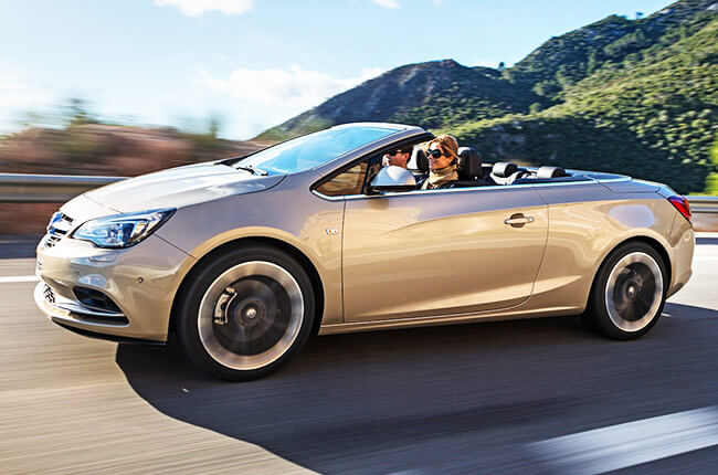 hire a Opel Cascada in crete