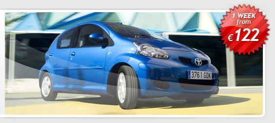 toyota aygo offer for car hire crete