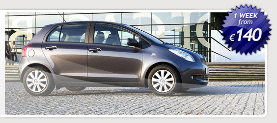 toyota yaris offer for car rental crete