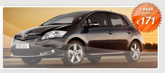 toyota auris offer for heraklion car hire