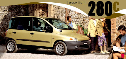 fiat Multipla hot deal , car hire crete