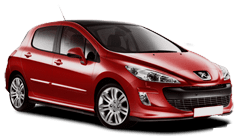 Peugeot 308 hire in Crete with Rental Center Crete