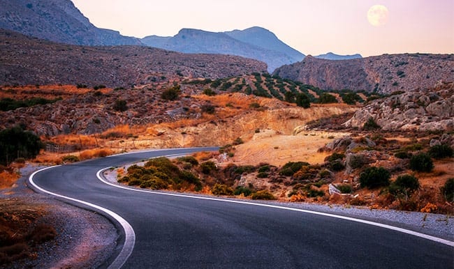 Guidare a Creta