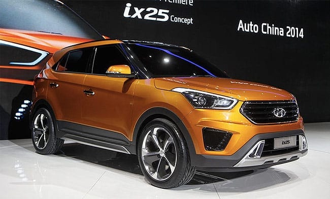 Hyundai ix25 or Hyundai Creta concept