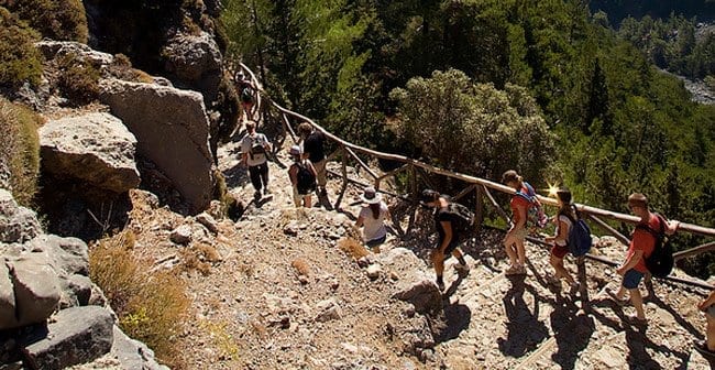 Hiking in Samaria Gorge