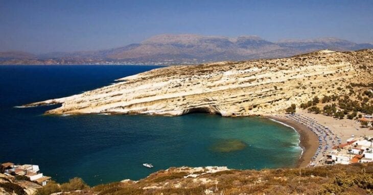 Plage de Matala