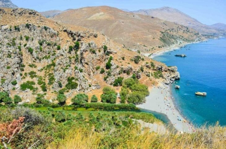 Plage de Preveli