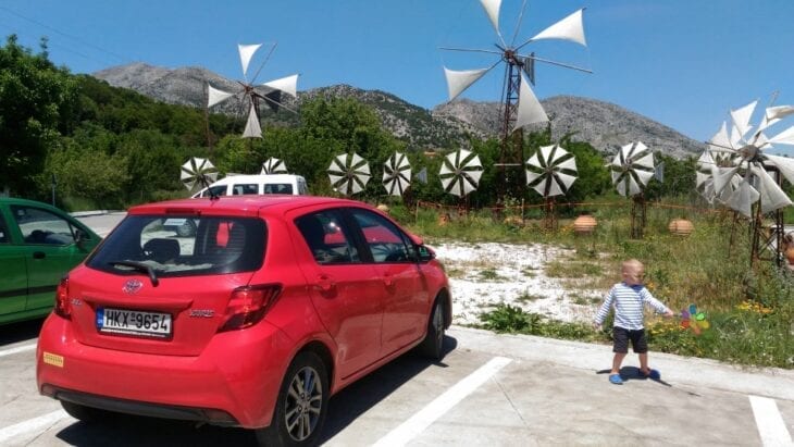 Toyota Yaris bei Rental Center Crete