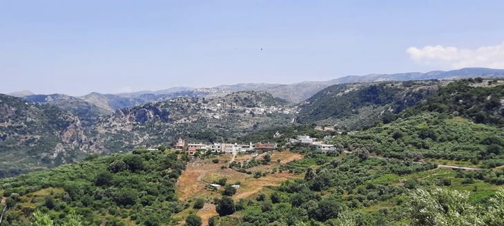 Anogia Village from above