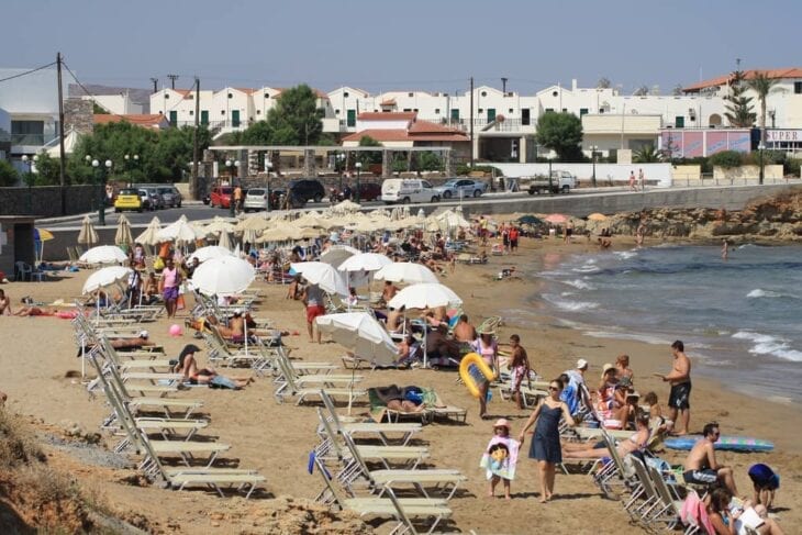 Beach in Gouves