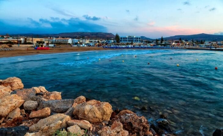 Strand von Gouves auf Kreta