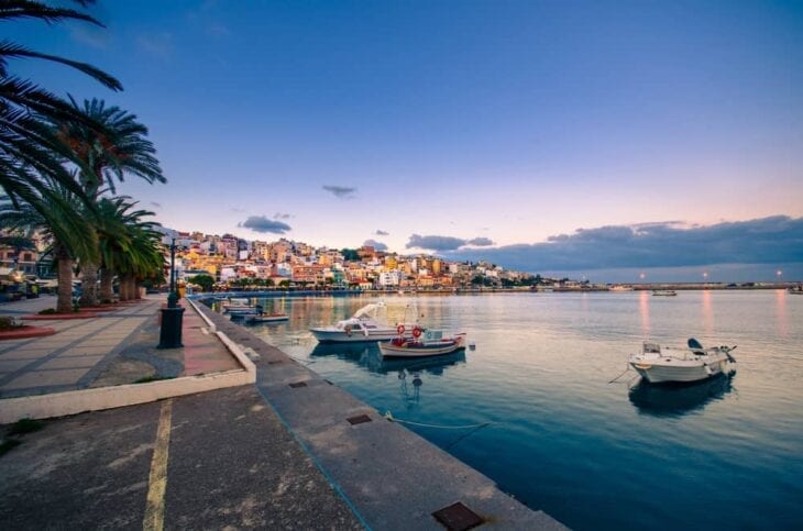 Malerischer Hafen Sitia Kreta