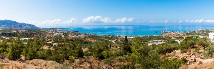 Unieke Skyline Luchtfoto van Makrigialos