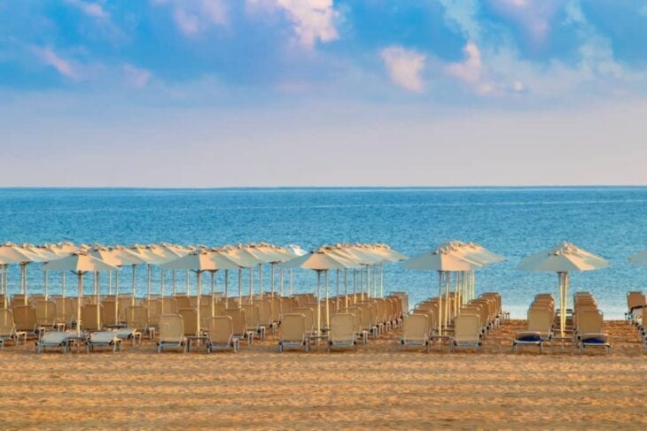 Hauptstrand in Rethymnon