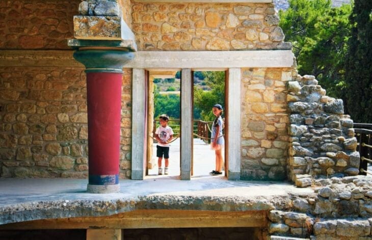 Knossos mit Kindern