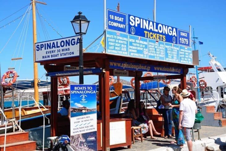 Spinalonga trip booking office