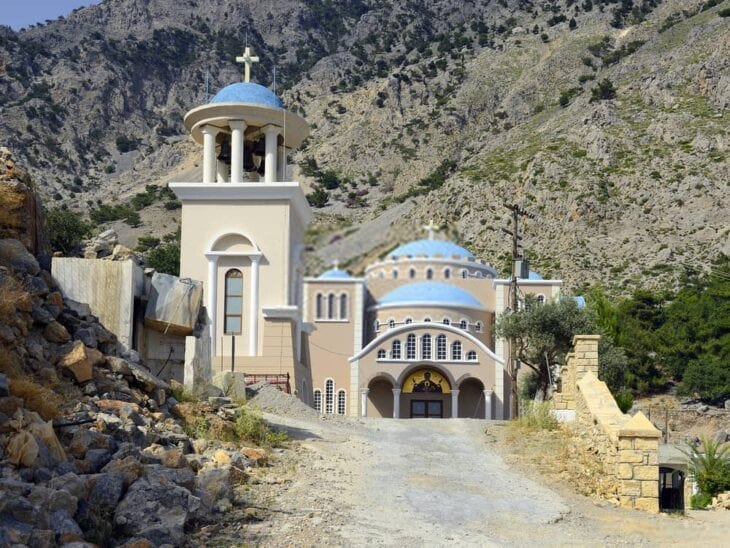 Monastère d'Agios Nikolaos à l'ouest de Zaros