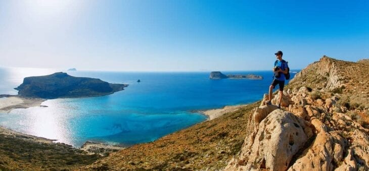 Plage de Balos du haut