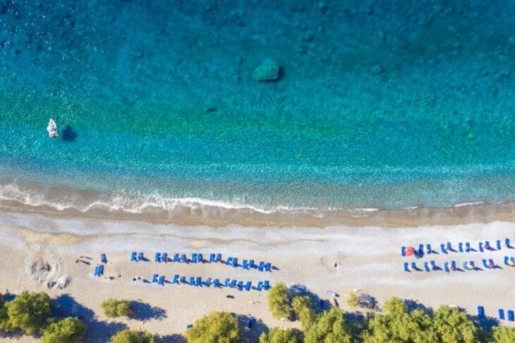 Naturismus am Strand von Kreta