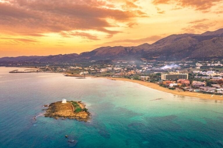 Malia al tramonto