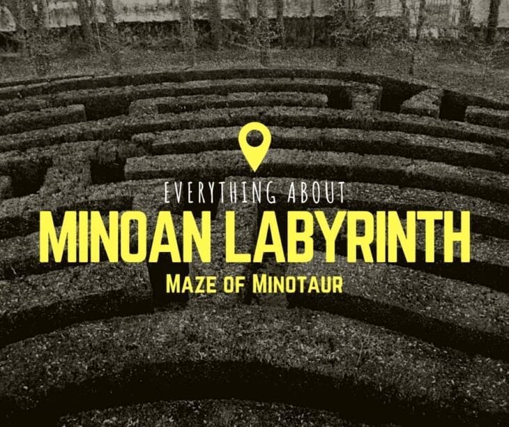 Minotaur And The Labyrinth In Greek Mythology Maze Old Maps