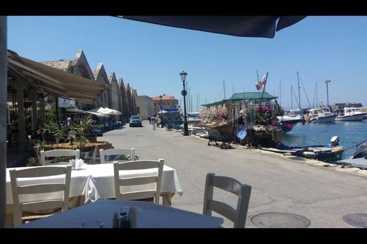 Restaurant aan zee in Chania - Neoria