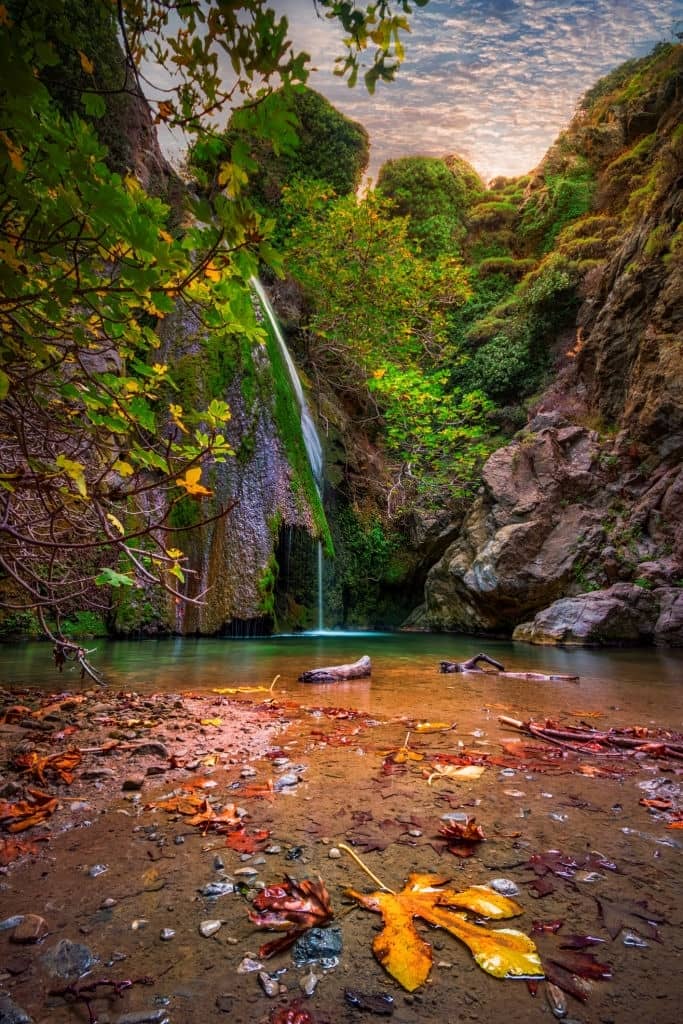 Wasserfall in der Richtis-Schlucht