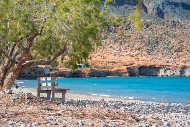 Het strand van Kato Zakros