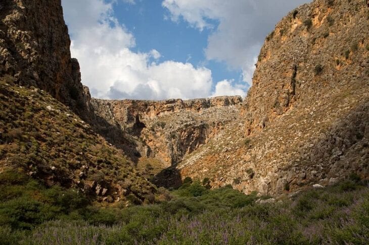 Kloof van de doden in Zakros