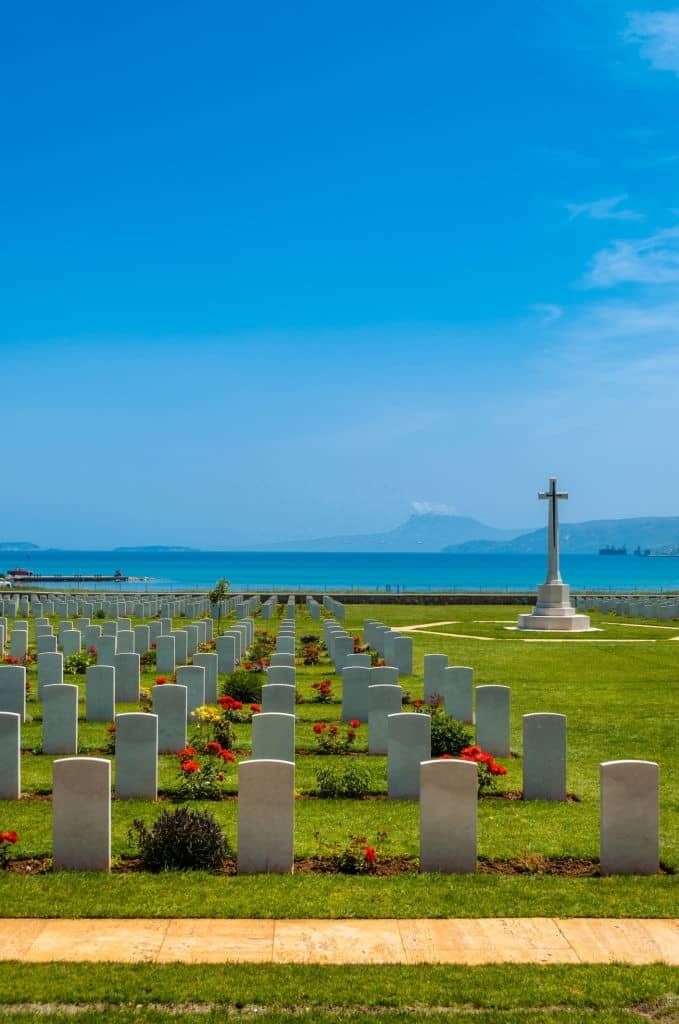 Souda-Bucht Kriegsfriedhof - Sicht