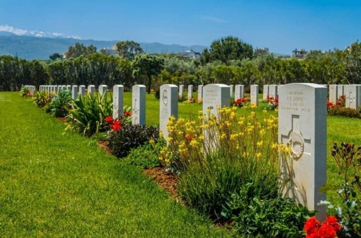 Souda-Bucht Kriegsfriedhof Gräber