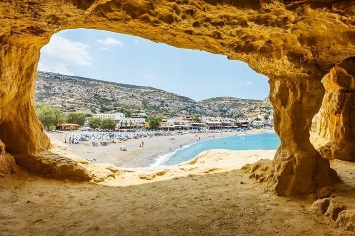 Kreta Matala Strand 2020