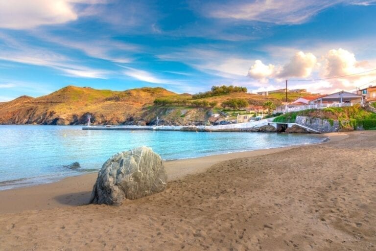 Panormo strand nabij Rethymno