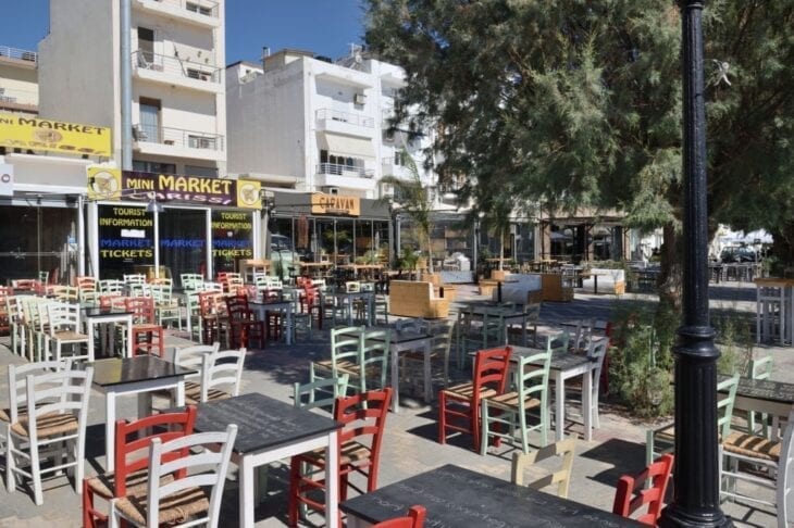 Shops at Ierapetra harbour