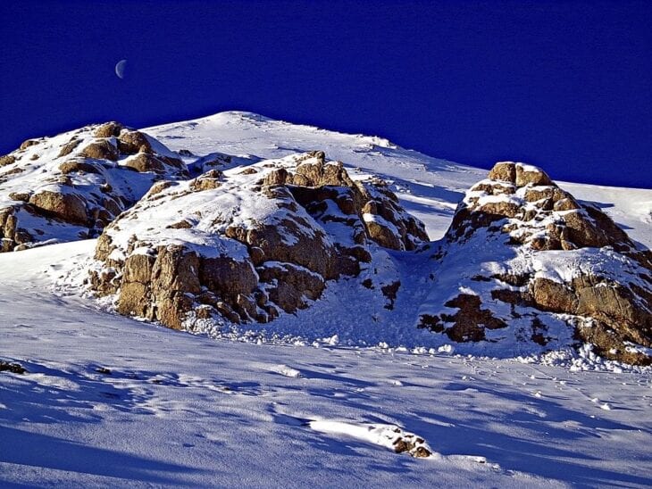 Chania weiße Berge im Winter