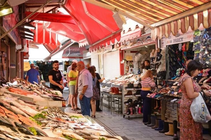 De vismarkt van Heraklion