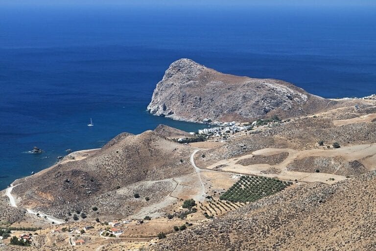 Villaggio di Lendas a Creta
