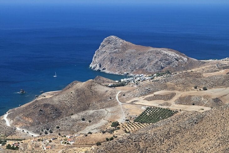 Dorp van Lendas op Kreta