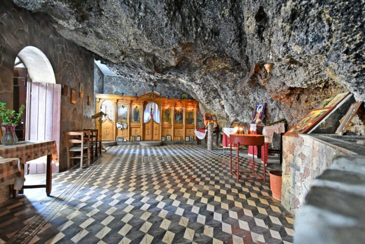 Cave Church of St John in Kissamos Crete