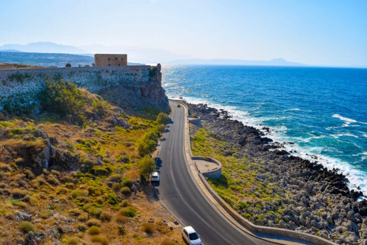 Straße in Rethymno auf Kreta