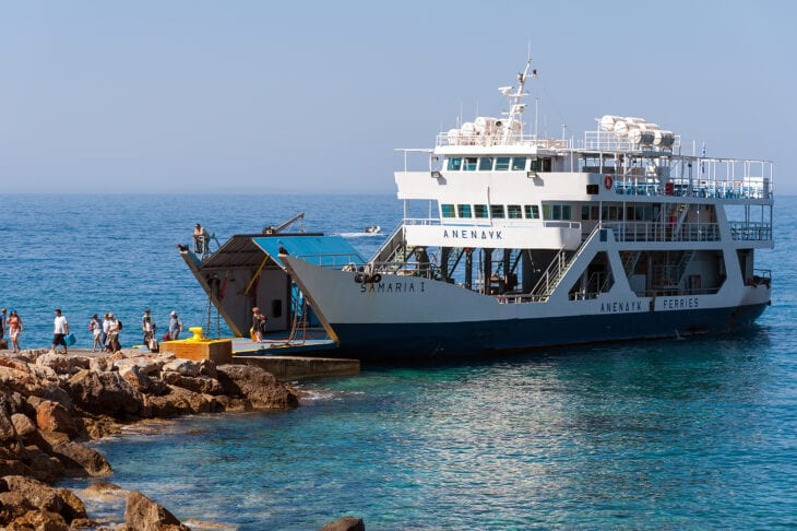 Veerboot naar Sfakia Kreta