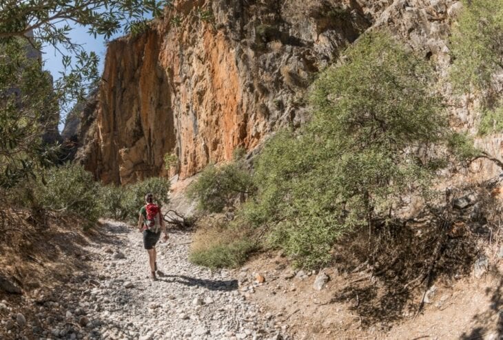 Wandern in der Aradena-Schlucht