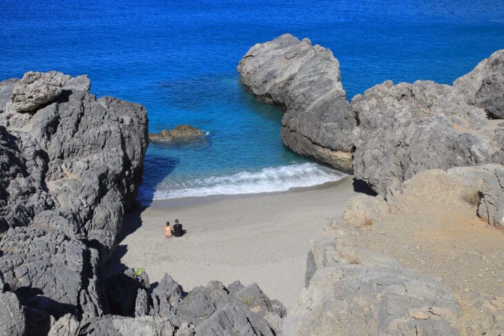 Kleisidi Beach bij Damnoni