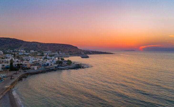 Sunset in Milatos